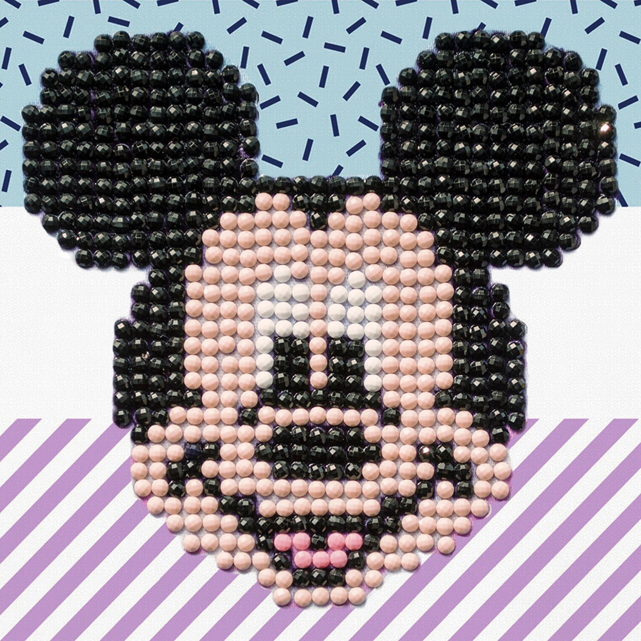 Diamond Dotz Mickey Mouse Disney Fun Diamond Painting Kits for Adults - Diamond Art Kits a Relaxing Creative Craft Kit with Dotz Gems 3.5x3.5